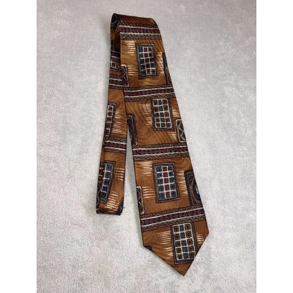 Granger Owings Men’s Necktie 100%‎ Handmade Silk Made in USA Fast Shipping!